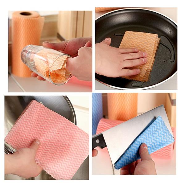 Non Wooven Fabric Disposable Handy Wipe Cleaning Cloth Roll, Tissue Roll (1Pc) Non Wooven Fabric Disposable Handy Wipe Cleaning Cloth Roll, Tissue Roll (1Pc)